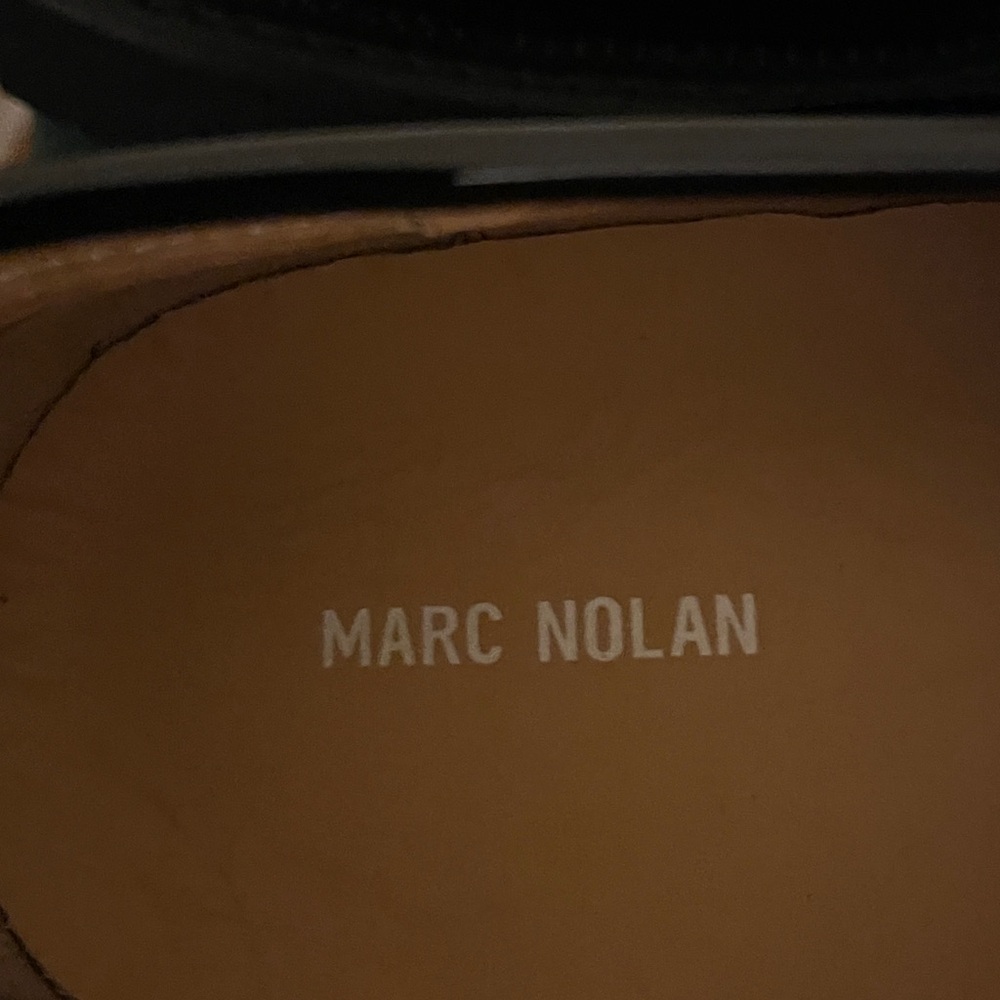 Men's Black and White Loafers - Picture 3 of 3